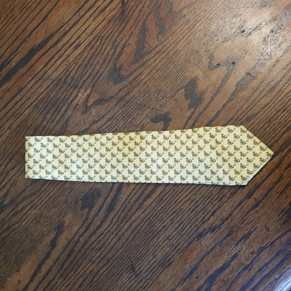 Patterned all silk Dormeuil tie